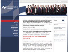 Tablet Screenshot of nonnenmacher.de
